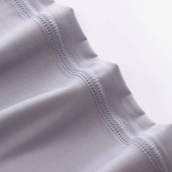 KIDWHXR Ensemble pyjama 2 pièces en soie glacée pour homme – Haut à manches longues simple et pantalon à taille élastique – Tenue de détente douce et respirante pour homme