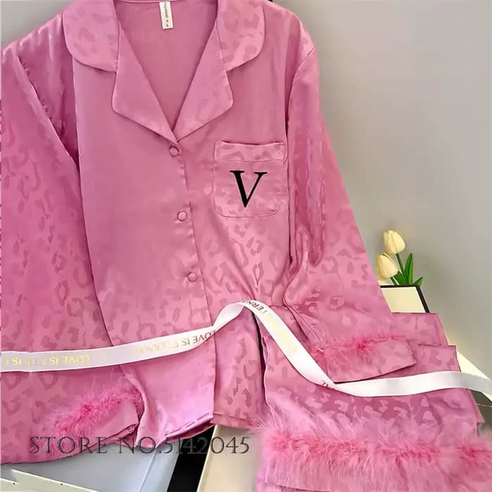 Ensemble de pyjamas à manches longues pour femmes