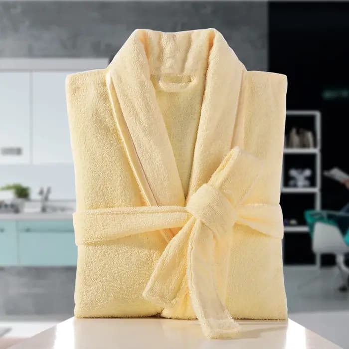 Peignoir 100% coton éponge pour femmes et hommes