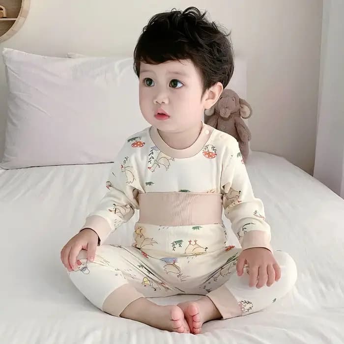 Ensemble de pyjamas de protection du ventre pour nouveau-nés