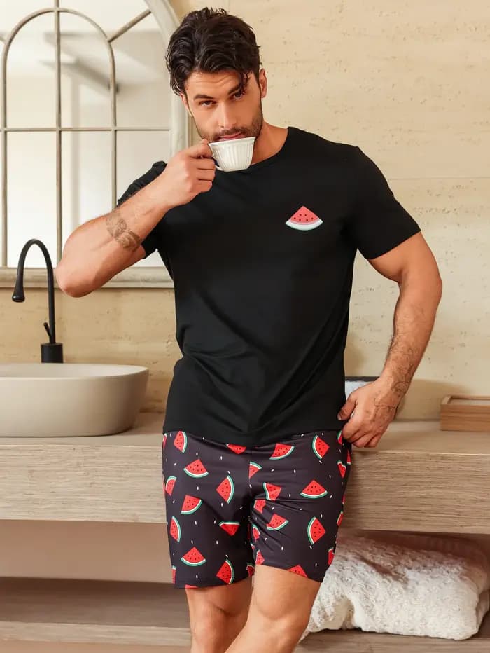 Ensemble de pyjama et de vêtements de détente pour hommes