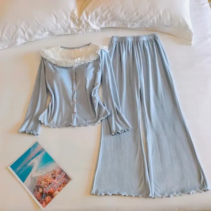 Pijama Mujer nouvelle île velours chaud hiver vêtements de nuit femmes pyjamas coussin de poitrine haut pantalon