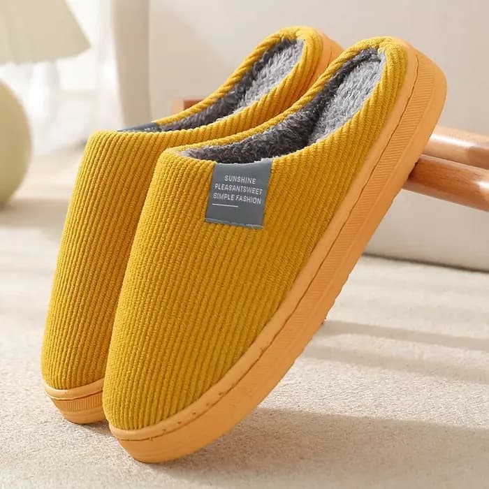 Maison pantoufle homme floue hiver chaud fourrure peluche antidérapant intérieur femme chambre classique