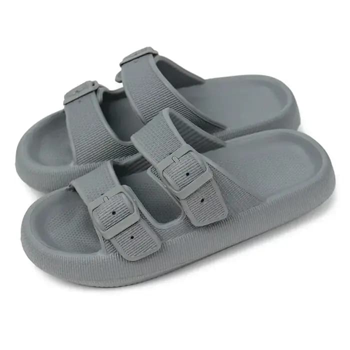 Nouvelles pantoufles pour femmes fond épais anti-dérapant maison sandales d'extérieur confortable EVA matériel couleur