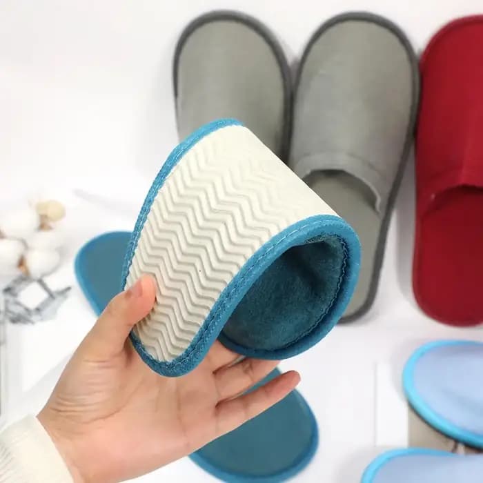 Pantoufles de Spa jetables à bout fermé pour hommes et femmes