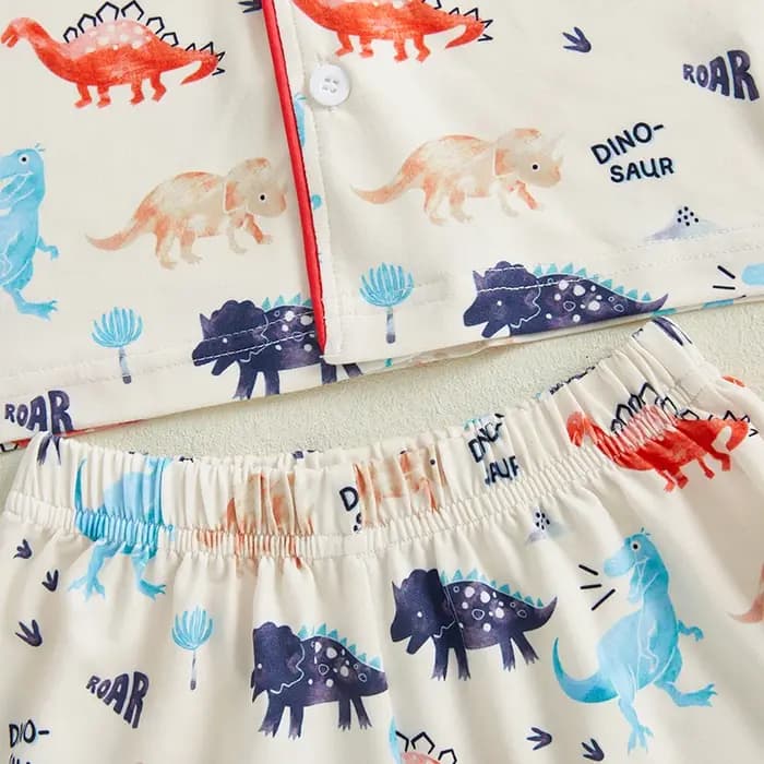 Ensemble pyjama 2 pièces pour enfants filles et garçons