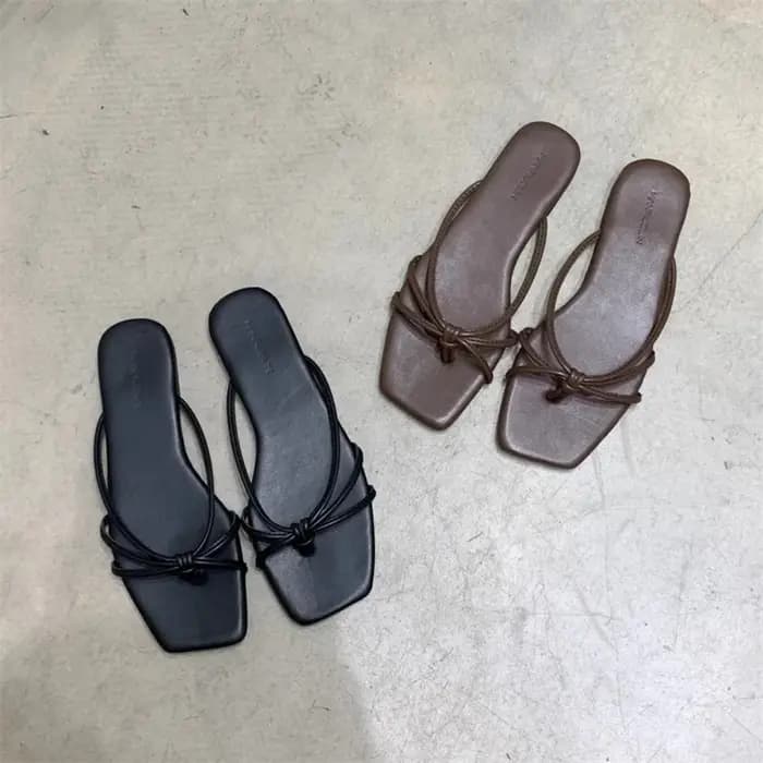 Chaussons pour femmes 2026 – Nouveauté été – Style rétro français – Sandales plates multicolores – Tongs pour femmes – Chaussures et pantoufles pour dames