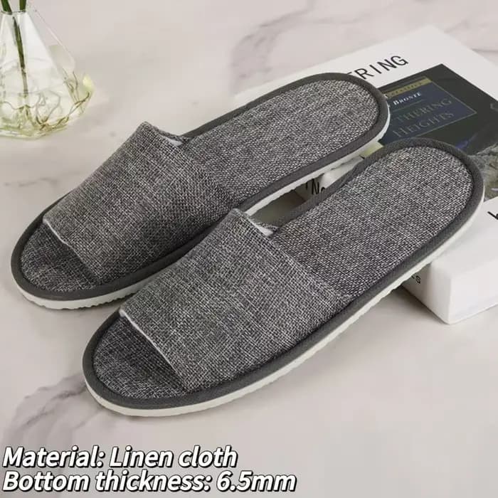 1 Paire de Chaussons Antidérapants pour Hôtel et Spa
