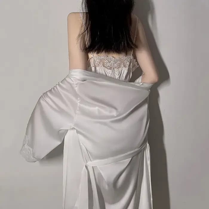 Printemps été femmes Robe chemise de nuit vêtements