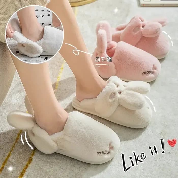 Chaussons d'hiver chauffants pour femmes et hommes - Bottines en fourrure épaisse avec semelle antidérapante