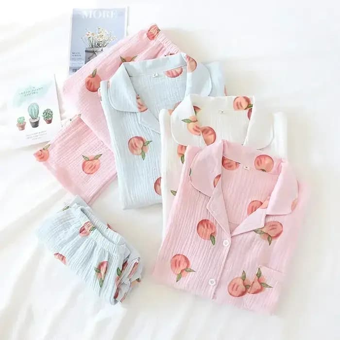 Pyjama en pansement de coton grande taille pour femme
