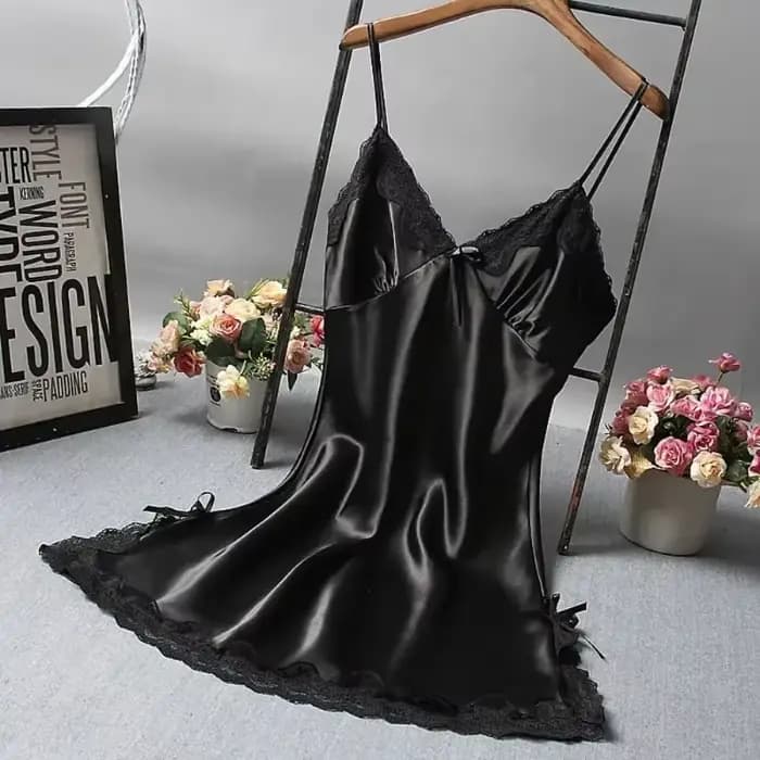 Sexy dentelle Patchwork Camisola Lingerie nuisette robe de mariée vêtements de nuit chemise