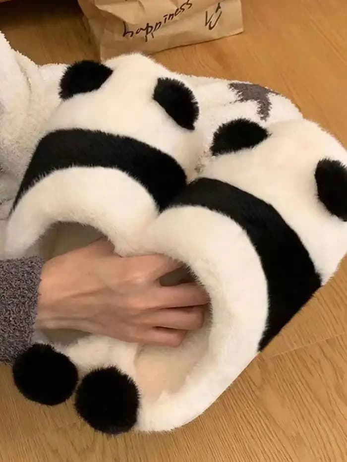 Pantoufles Panda Mignonnes et Tendance