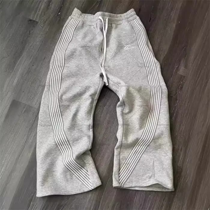 Pantalon ample à jambes droites pour hommes et femmes