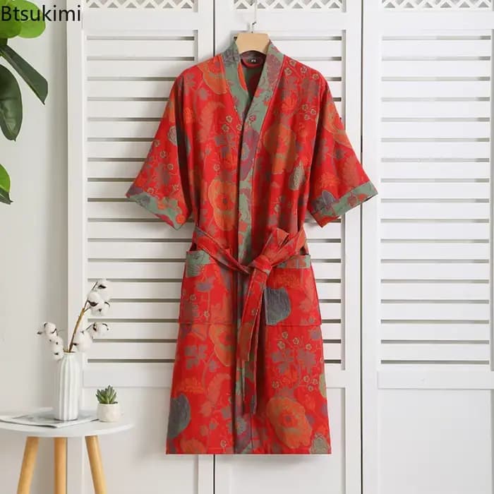 Robe de bain 100% coton pour femmes