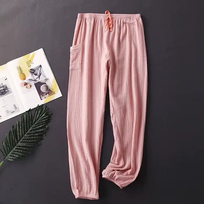 Pantalon de pyjama en pansement de coton pour femmes