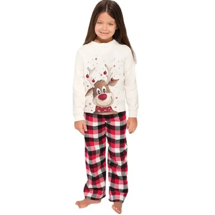 Ensembles de pyjamas assortis pour la famille de Noël
