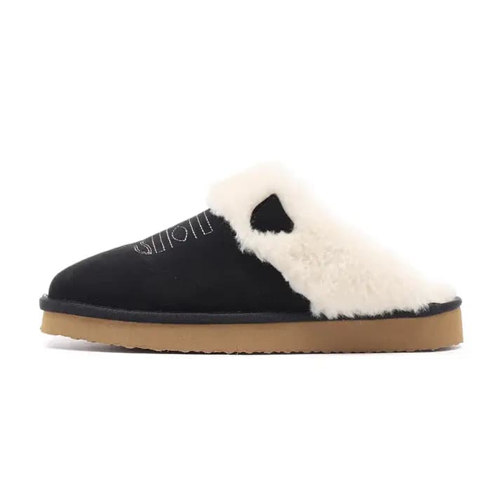 Mules en peluche pour hommes