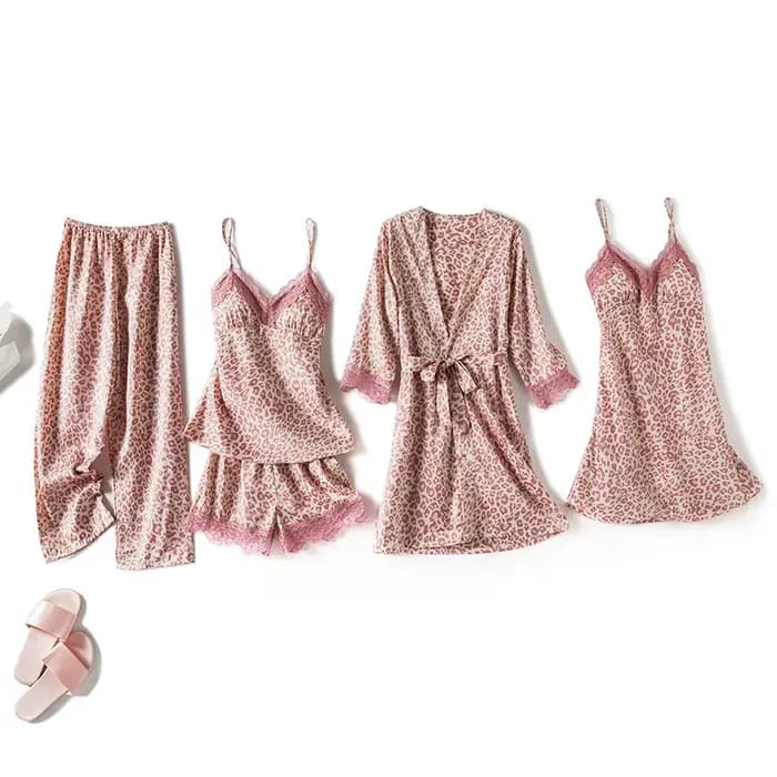 Ensemble de pyjamas en rayonne pour femmes