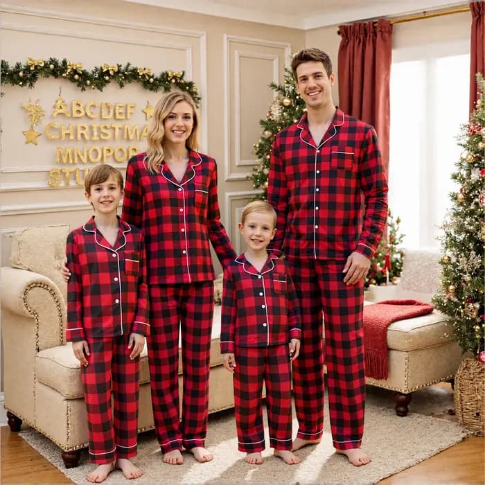 Pyjama de famille de noël