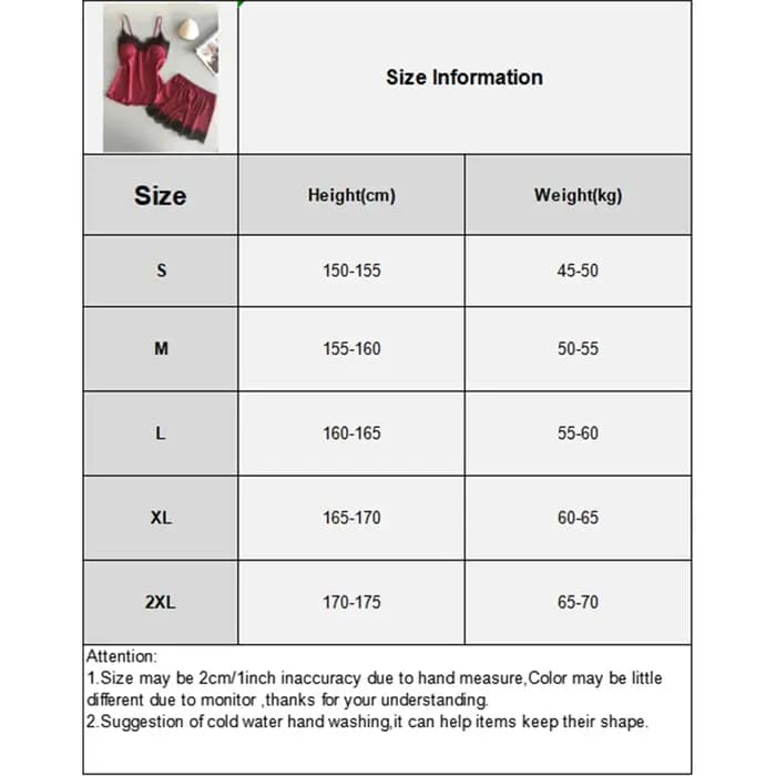 Pyjama en dentelle sexy pour femmes