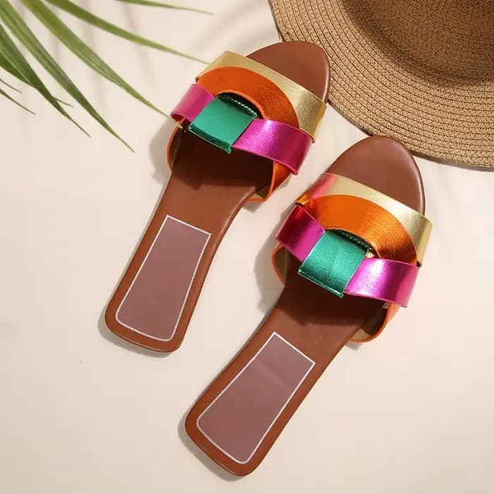 Chaussons pour femmes 2026 Nouvelle collection été – Sandales plates de créateur