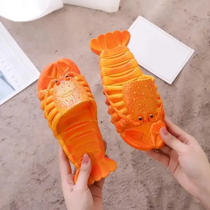 Pantoufles de homard antidérapantes décontractées