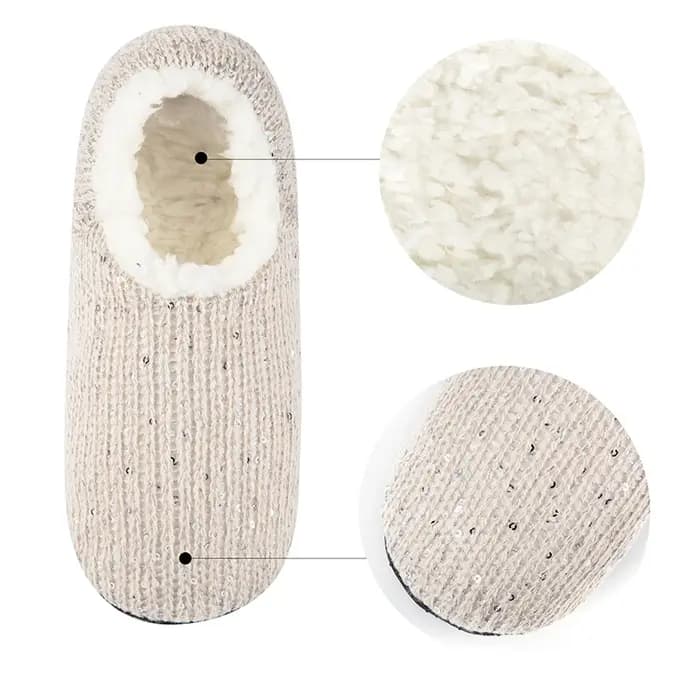 Chaussons en peluche non ald doux et confortables pour femmes