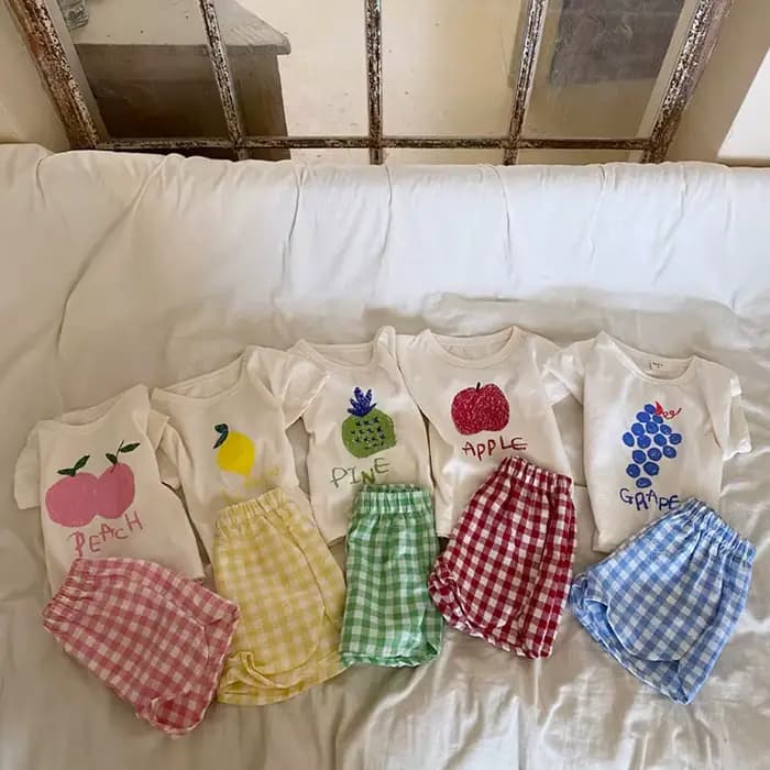 Ensemble pyjama en coton pour bébé