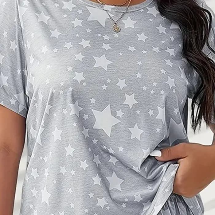 Grande taille pyjamas en soie dames ensemble T-Shirt Shorts 5xl vêtements de maison femmes