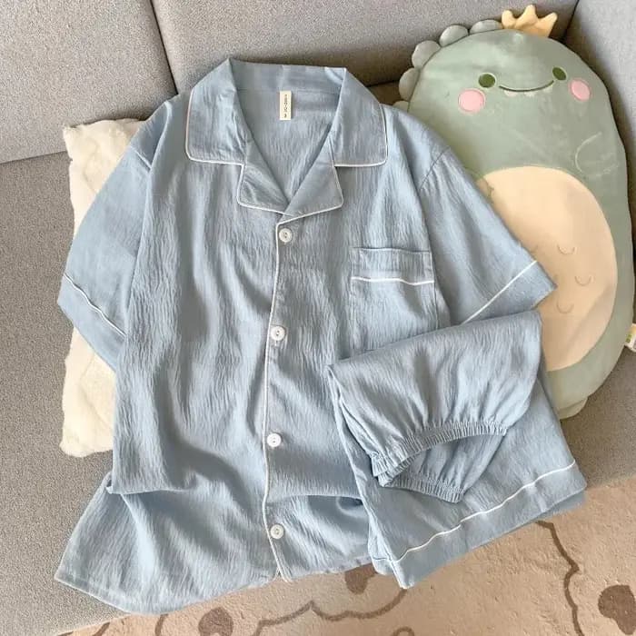 Pyjama trois pièces pour homme printemps/été - ensemble confortable de pantalon et short à manches courtes pouvant être porté à l'extérieur