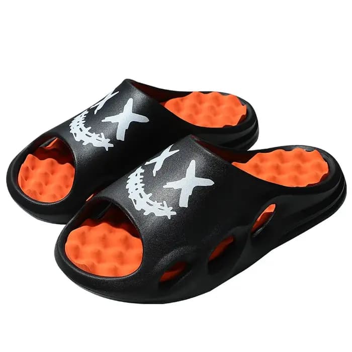 Pantoufles de Massage pour hommes, sandales d'intérieur/extérieur, tongs de plage à semelle épaisse, diapositives d'été antidérapantes, pantoufles de douche pour hommes