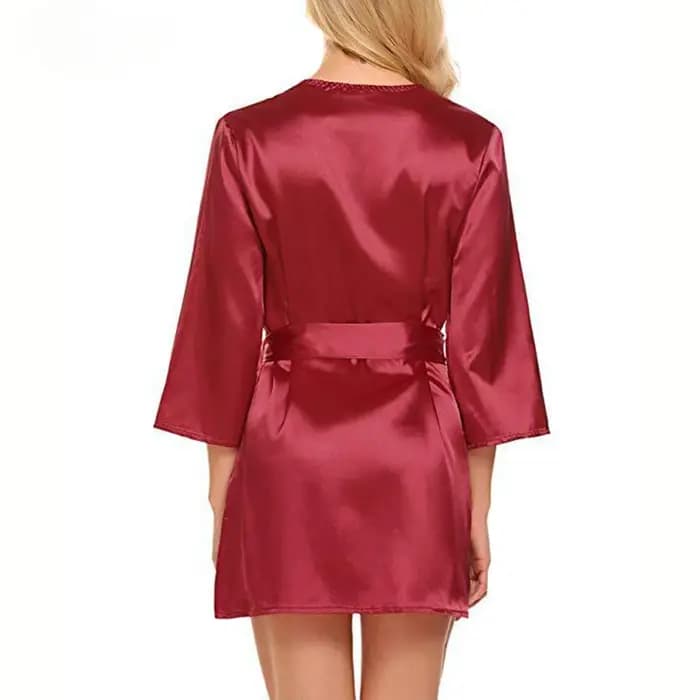 Chemise de nuit à manches longues pour la maison