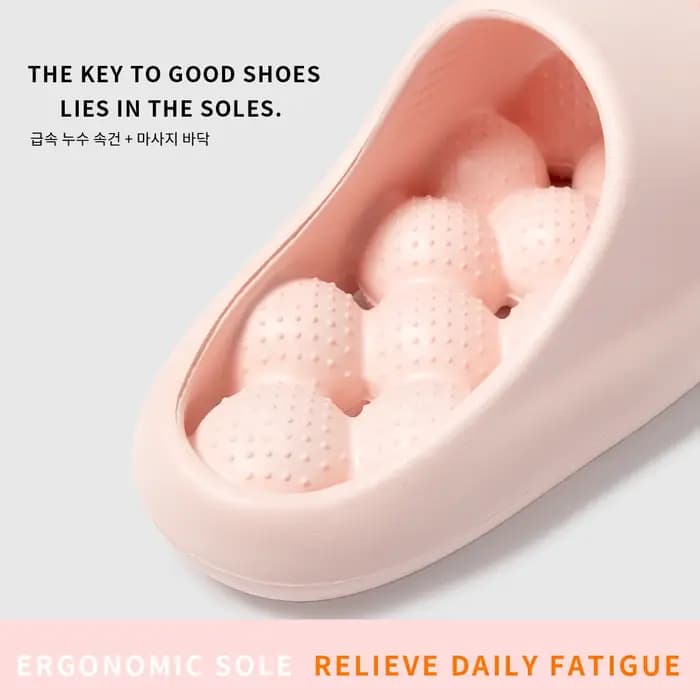Chaussons de salle de bain ergonomiques en EVA unisexes