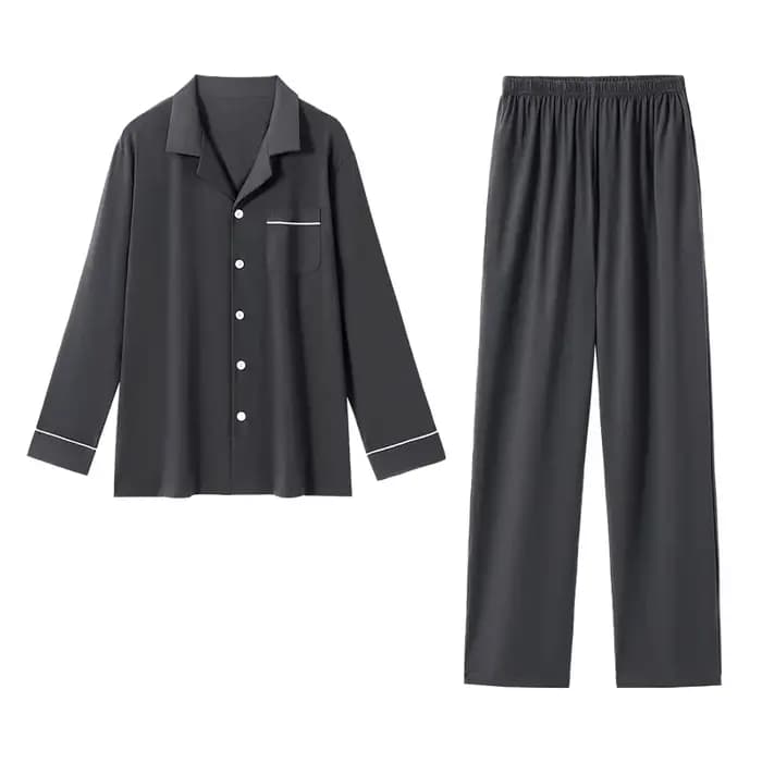 Ensemble de pyjamas en coton pour hommes