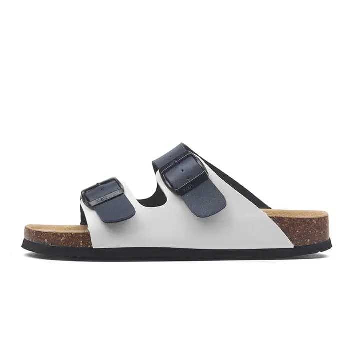 Pantoufles pour hommes décontracté classique été qualité supérieure boucle confortable pantoufle en cuir