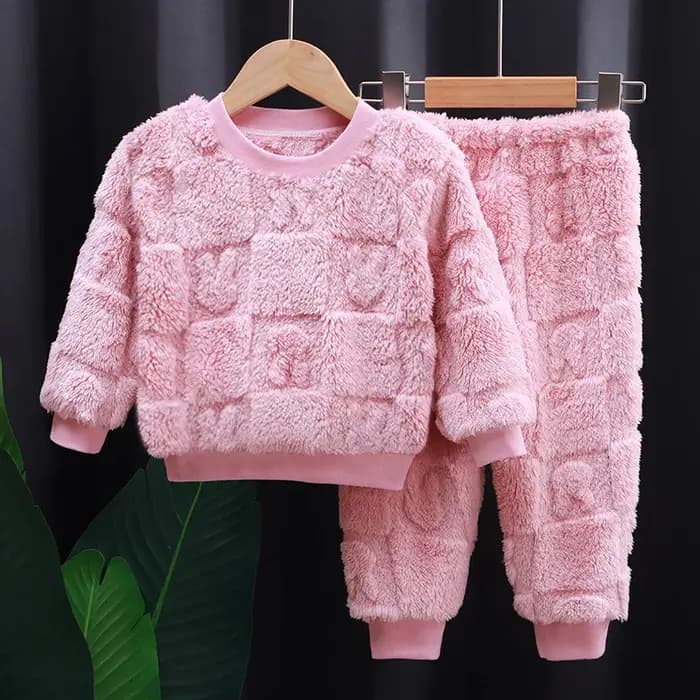 Pyjamas pour enfants automne-hiver à revers