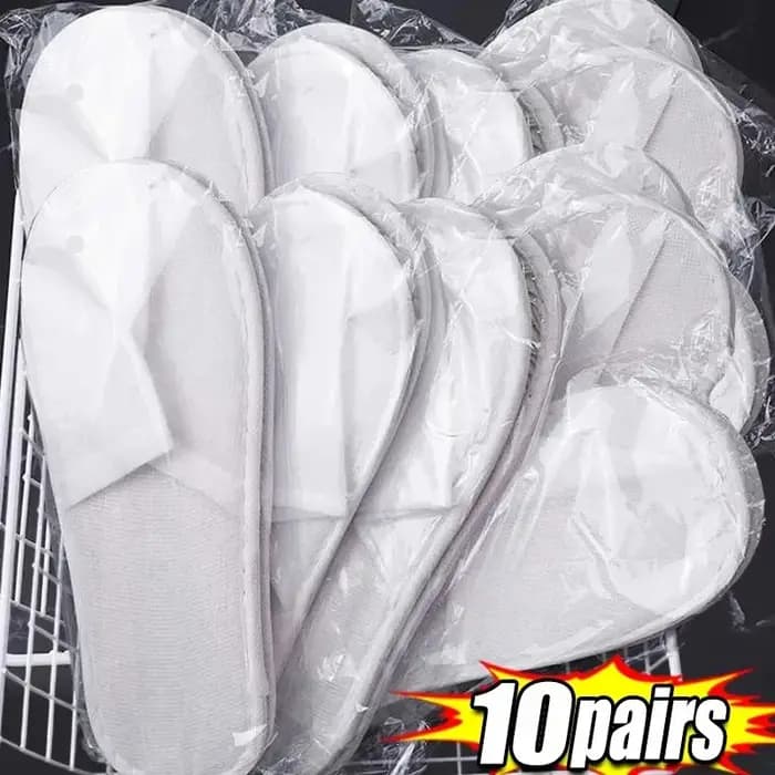 Pantoufles jetables pour réception d'amis