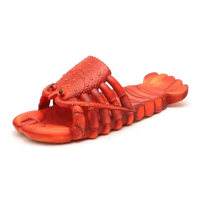 Pantoufles de homard antidérapantes décontractées