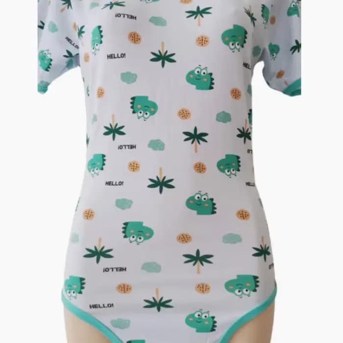 Pyjama combinaison imprimé dessin animé mignon pour adulte