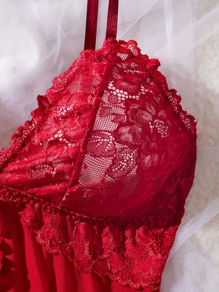 Ensemble de Lingerie Sexy en dentelle pour femmes