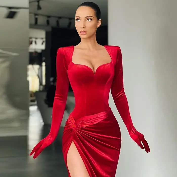 GACVGA robe longue élégante