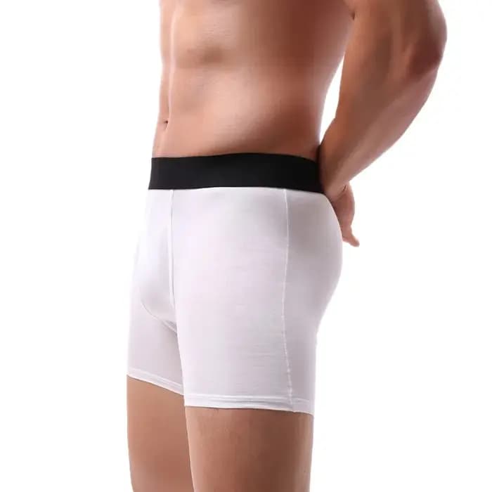 Boxers pour hommes, sous-vêtements à haute élasticité
