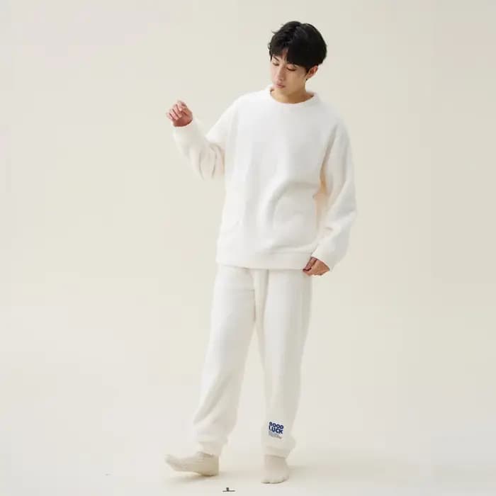 Ensemble de pyjamas en velours chaud pour hommes