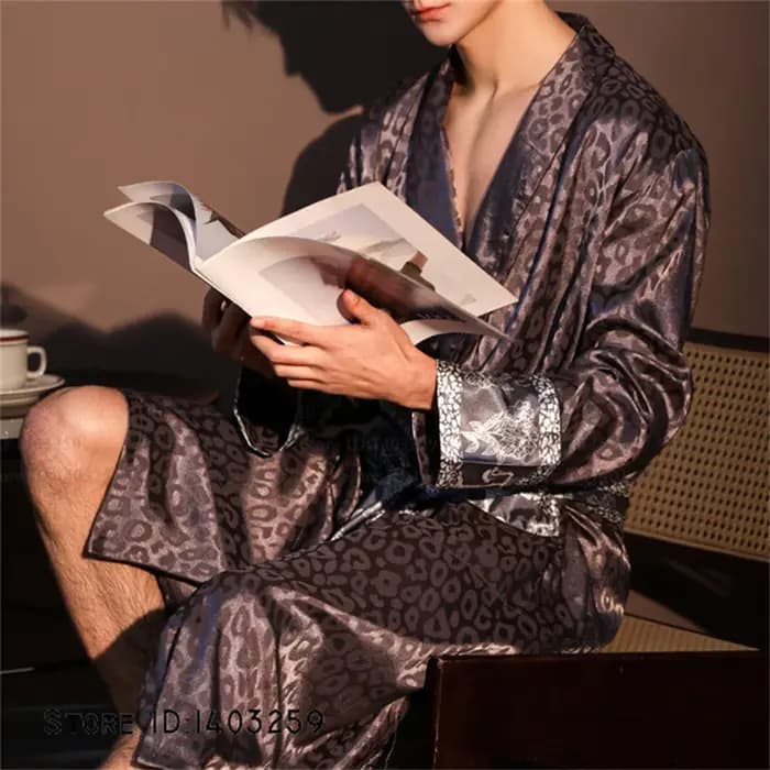 Peignoir de bain de luxe pour homme