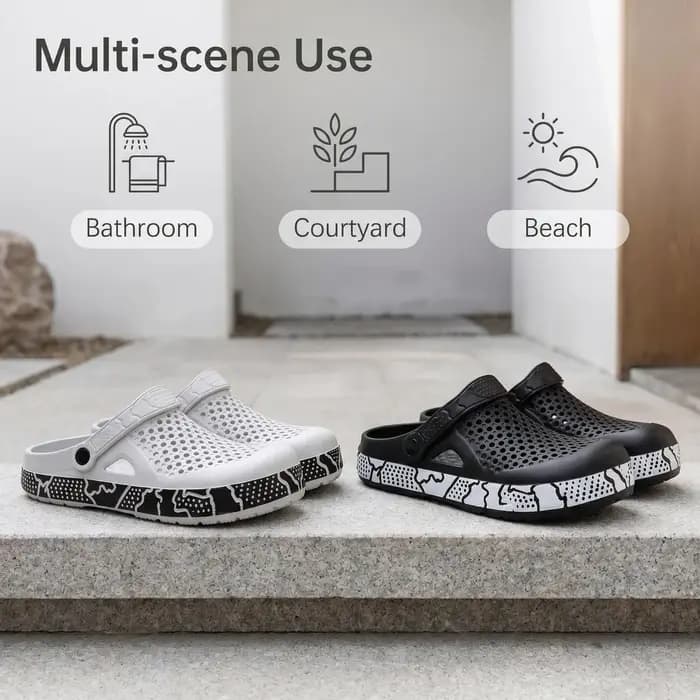 Sabots pour hommes respirants à trous