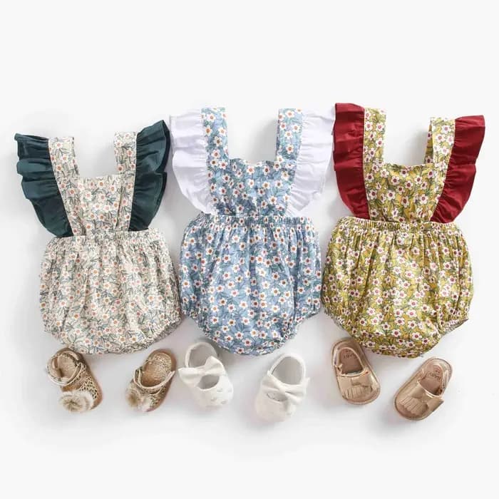 Sanlutoz été coton bébé filles barboteuses nouveau-né princesse