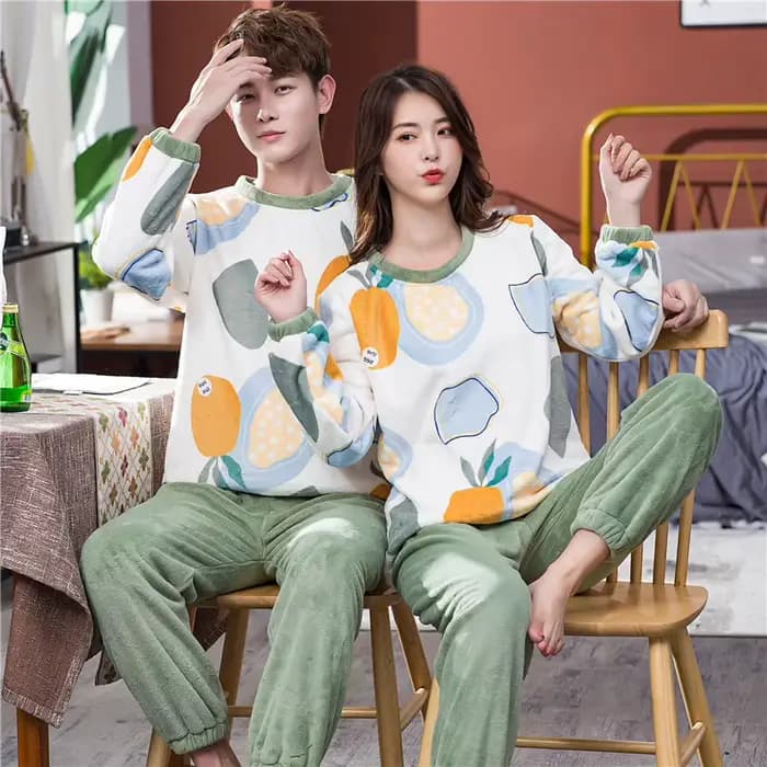 Hiver flanelle Pyjamas ensemble pour femmes homme point Panda dessin animé Pijamas Mujer maison vêtements costumes à