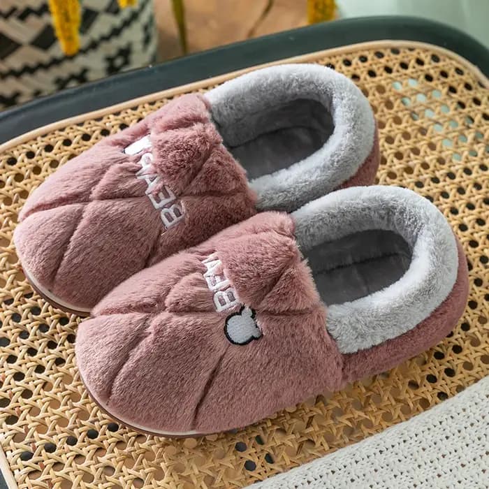 TZLDN pantoufles de fourrure hommes maison TPR plate-forme coussin chaud doux concepteur salon chaussures confortable antidérapant haute qualité intérieur