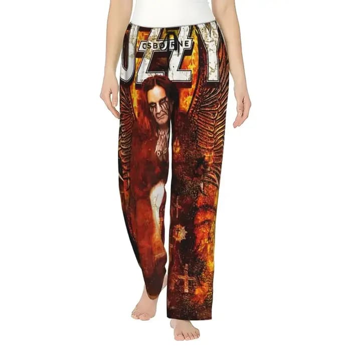 Pantalon de pyjama personnalisé Ozzy Osbourne pour femme
